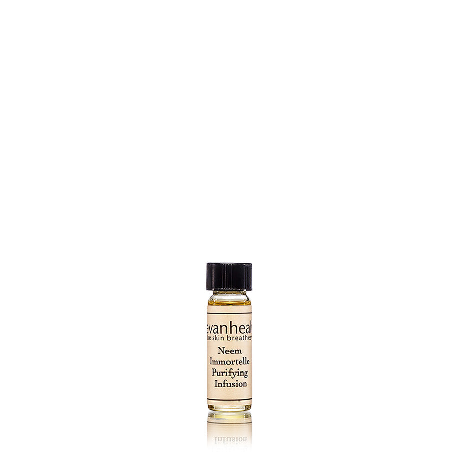 travel size neem immortelle purifying infusion facial oil cleanser